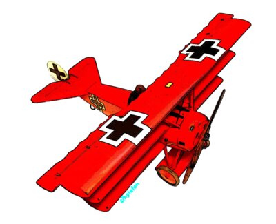 TS RED BARON with signature