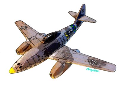 TS Me 262 sign transBG