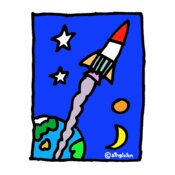 TS SIMPLE ROCKET EARTH PRINT FILE