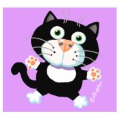 CAT DESIGN MASTER Pixie PRINT FILE  LARGE PURPLE BG 24 2 2019