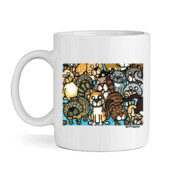 CAT CROWD-3-Mug