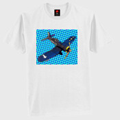 CORSAIR FIGHTER-ON BLUE BG