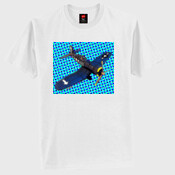 CORSAIR FIGHTER-ON BLUE BG