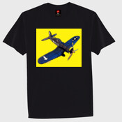 CORSAIR FIGHTER ON YELLOW BG
