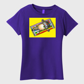 CAT ON BEACHTOWEL-on yellow BG