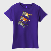 THREE JUMPING CATS-Womens
