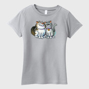 TWO HAPPY CATS-Womens