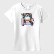 CAT ON COUCH-Womens