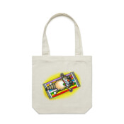 CAT ON BEACH TOWEL BAG