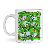 LEMURS AND FRUIT-Mug