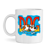 DOG RUNNING-Mug